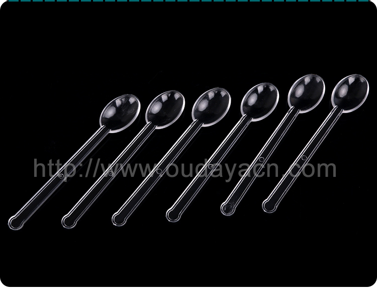 transparent disposable plastic spoon products China Manufacturer