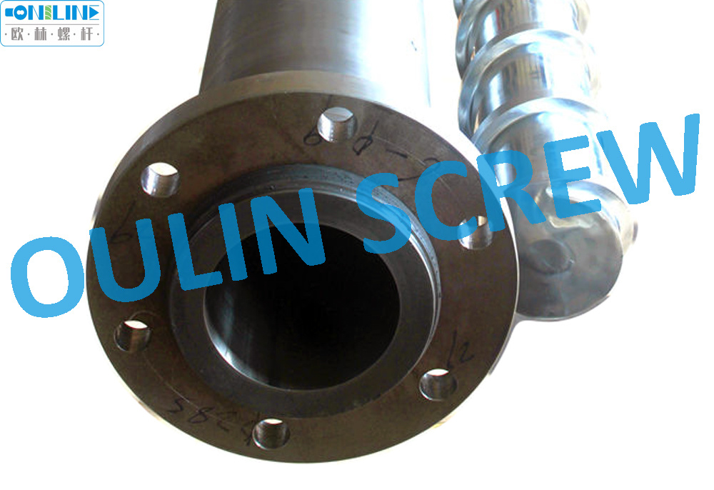 150mm, L/D=34 Venting Screw and Barrel for PP PE Pelletizer, Recycling Extrusion