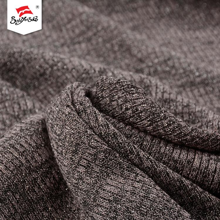 Comfortable Metallic Knitted Fabric