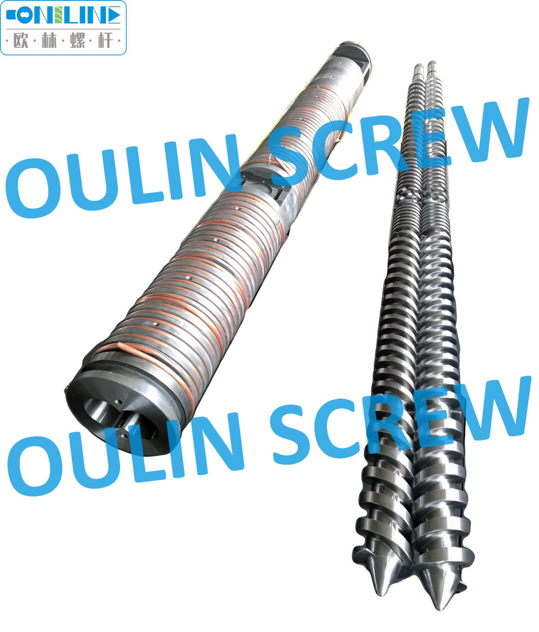 Bausano MD90-30 Twin Parallel Screw and Barrel for PVC Extruder