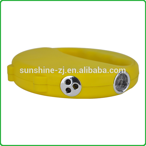 yellow hand lamp