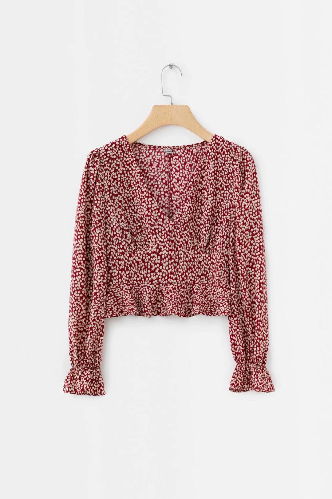 European Cut Shirts Women Printed Top