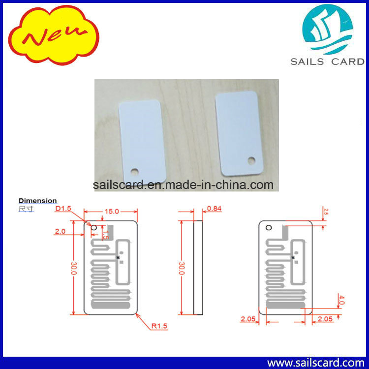 RFID Jewelry Tag Plastic PVC Hang Tag