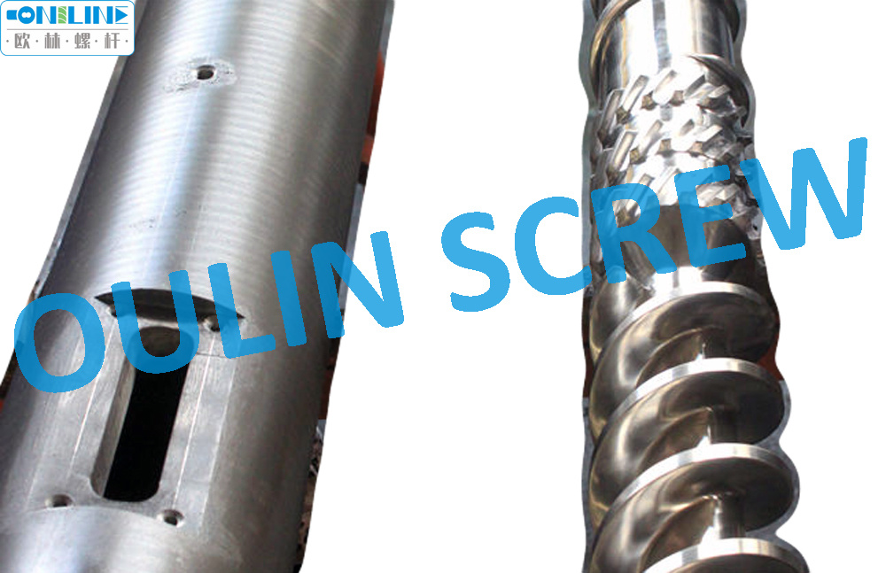 100mm Single Screw and Barrel for Film Recycling Pellets