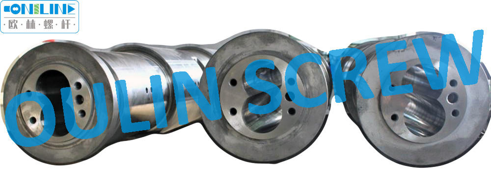 Jwell Liansu 65/132 Twin Conical Screw and Barrel for PVC Pipe, Sheet, Profile, Granulation, Foaming