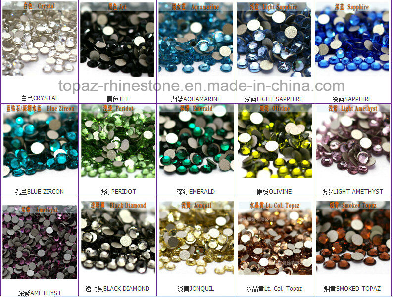 2016 Non Hotfix Crystal Flatback Rhinestones for Nailart (FB-ss20/rainbow 3A)