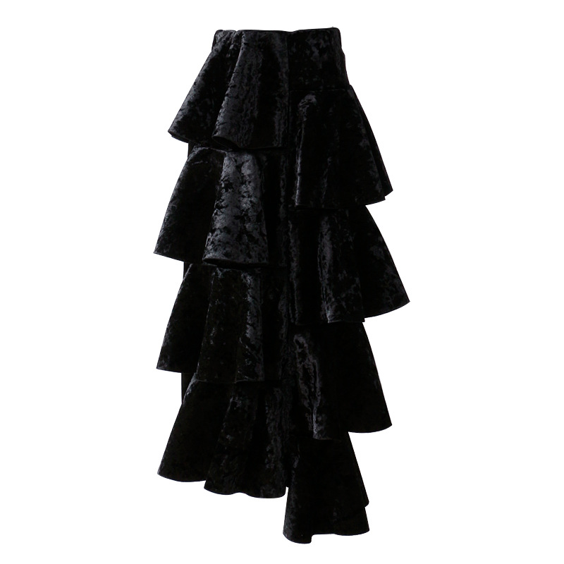 Velvet Long Skirt
