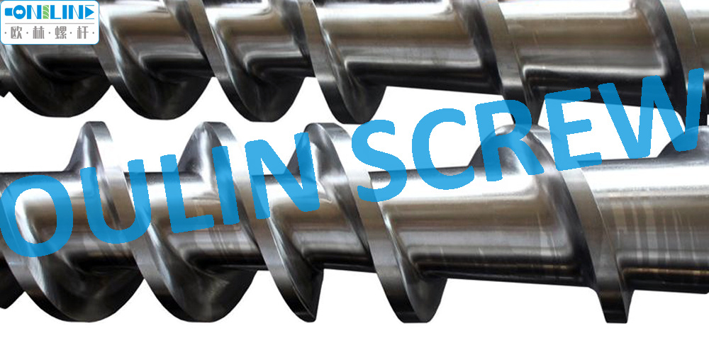 180/120, L/D=30 Conical Type Recycling Extrusion Screw and Barrel