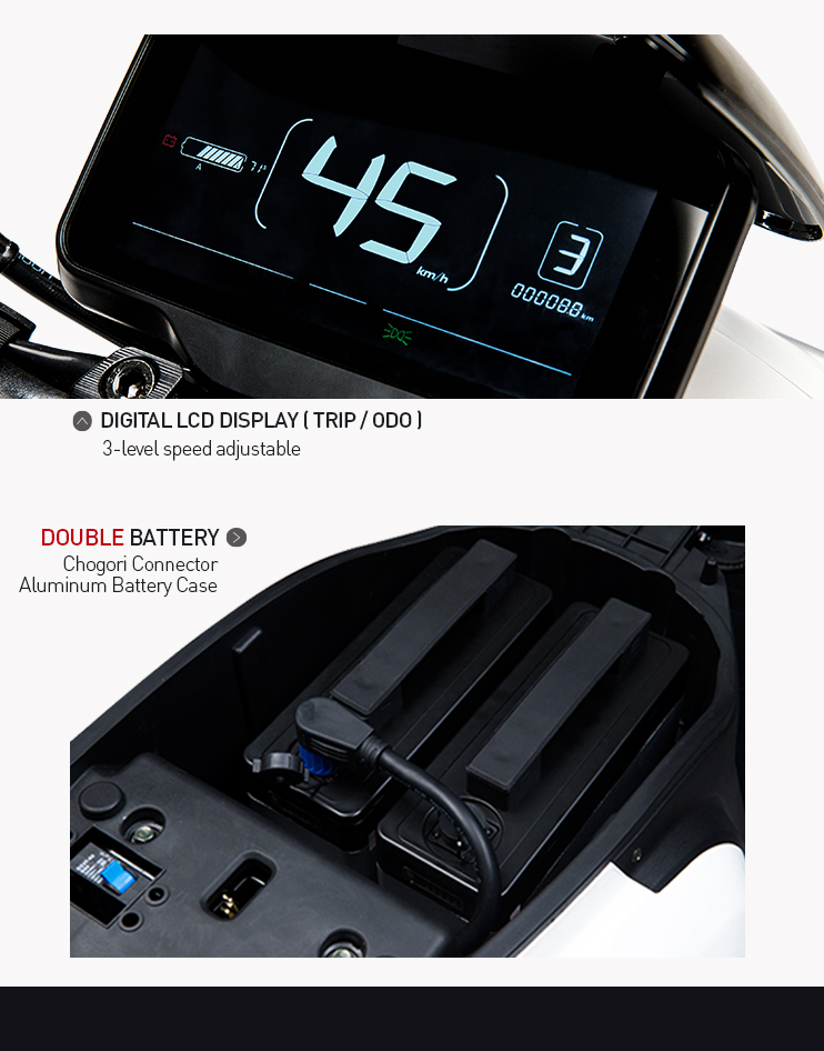 Removable Lithium Battery Electric Motorcycle Scooter