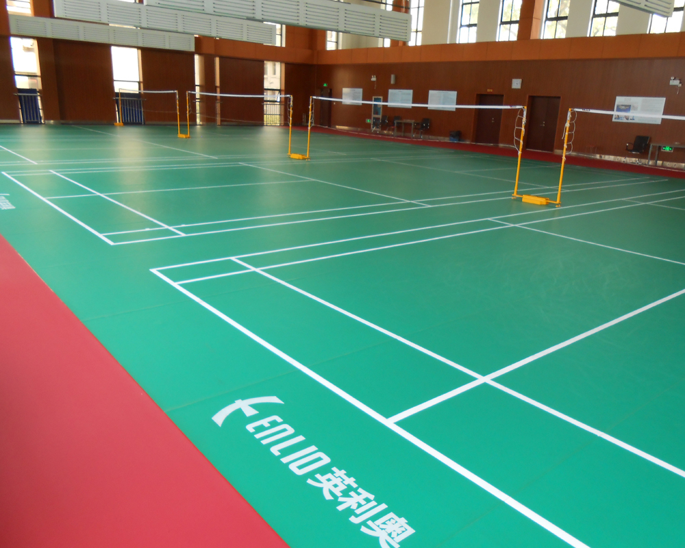 sports flooring for badminton