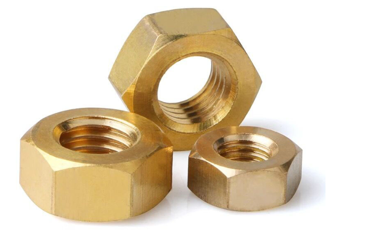 Hex Brass Nuts