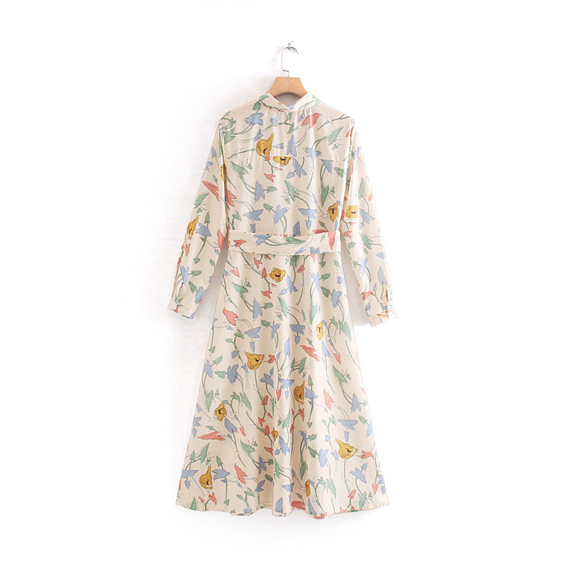 Spring Wear Casual Style Printed Dress