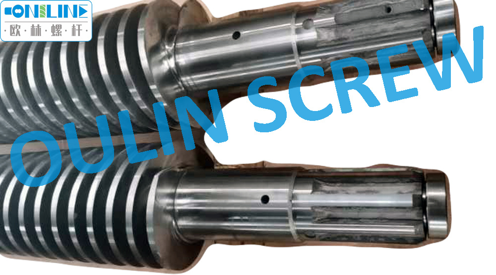 65/132 Twin Conical Screw Barrel for Gpm Extrusion