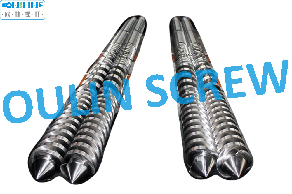 130/22 Twin Parallel Screw and Barrel for PVC Granulator