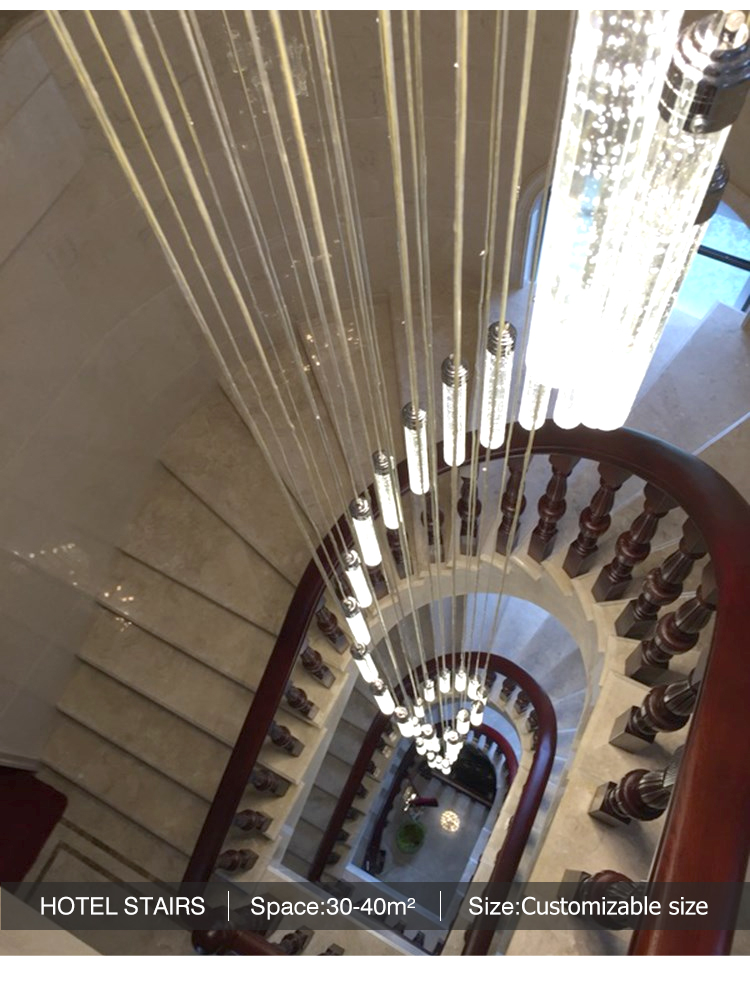 stair chandelier