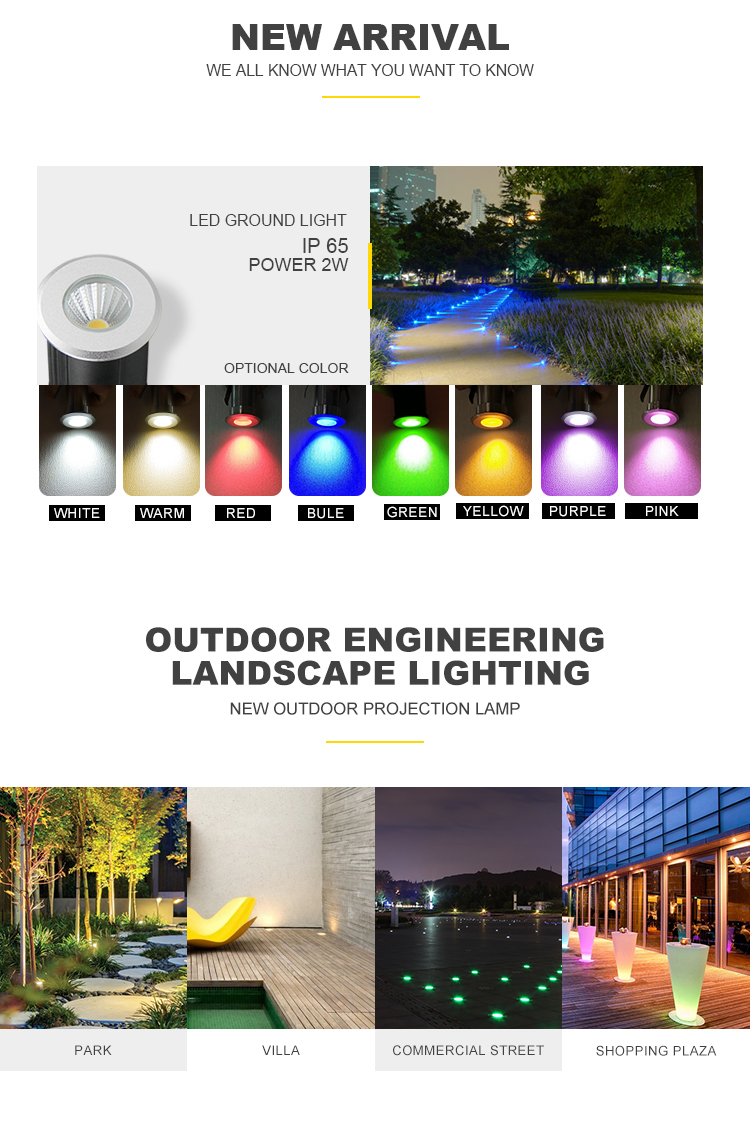 Buried light mini Outdoor waterproof LED underground light