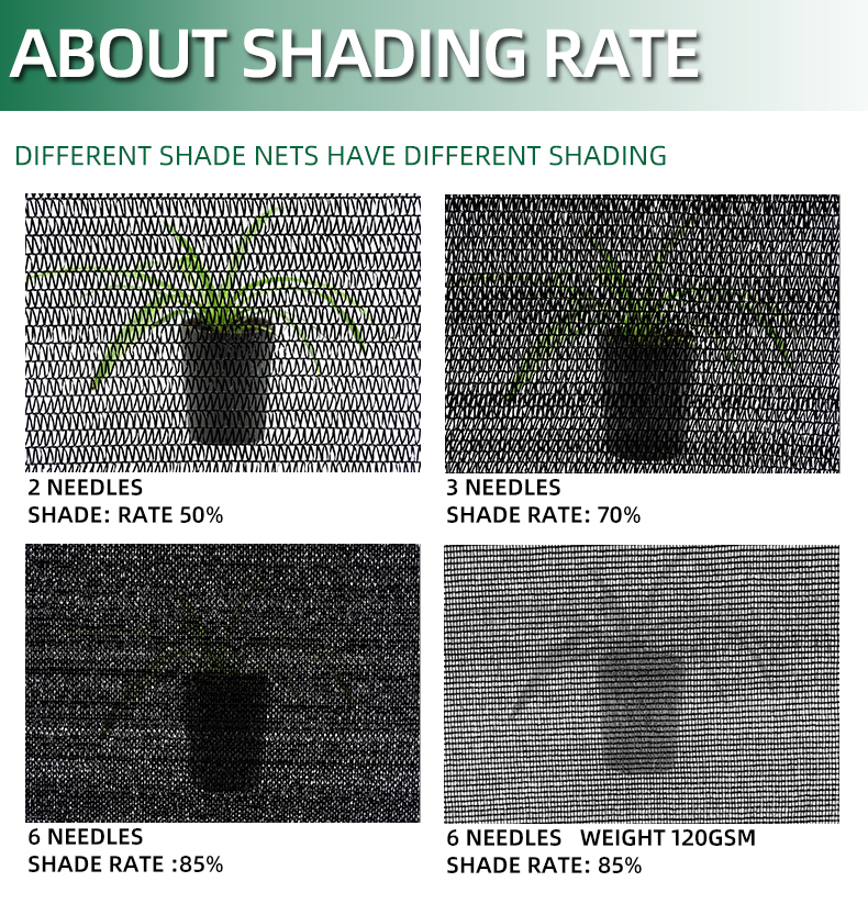 100% Hdpe Shade Rate 70% Anti Hail Net