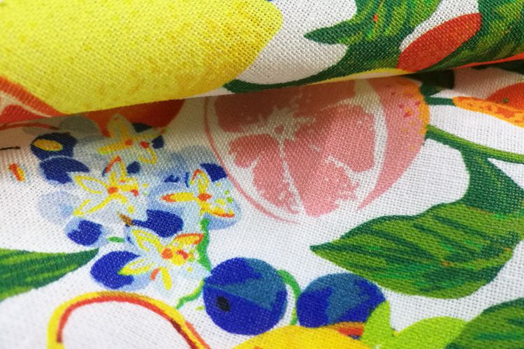 Tissus de chemise en lin et coton à impression numérique Digital Printing Linen Cotton Shirt Fabrics