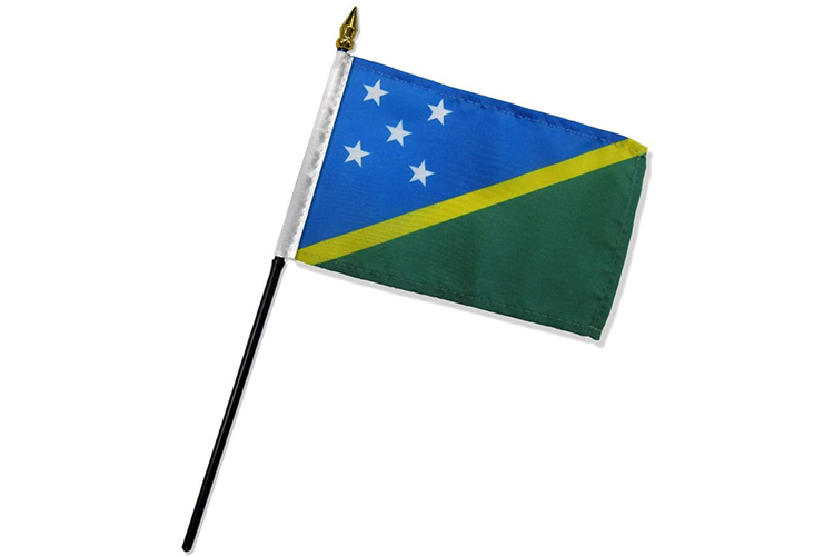 Solomon Islands Hand Flags Table Banner Promotion Flag