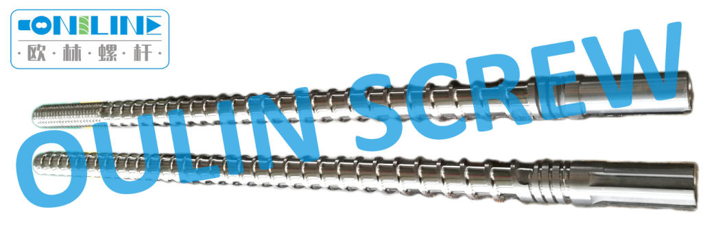 HDPE બોટલ ફૂંકાતા મશીન માટે બાયમેટાલિક સ્ક્રુ અને બેરલ