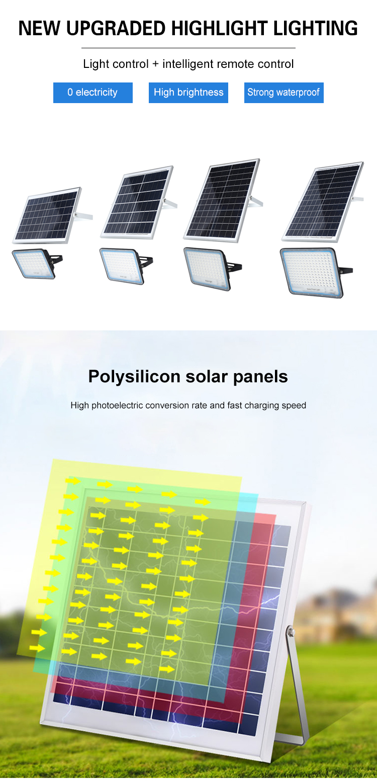 IP66 Solar Led Flood Lamp