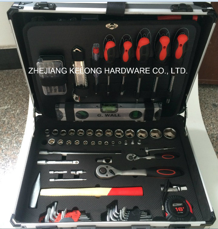 High Quality Aluminum Box Tool Set/Mechanics Tool Set/Kraft Mate Tool Kit