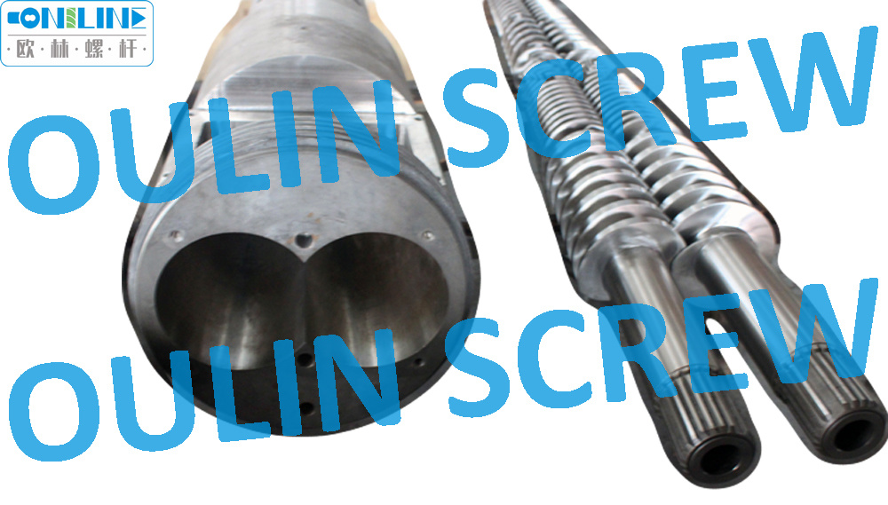 Cincinnati Cmt68 Twin Conical Screw and Barrel for PVC Machine