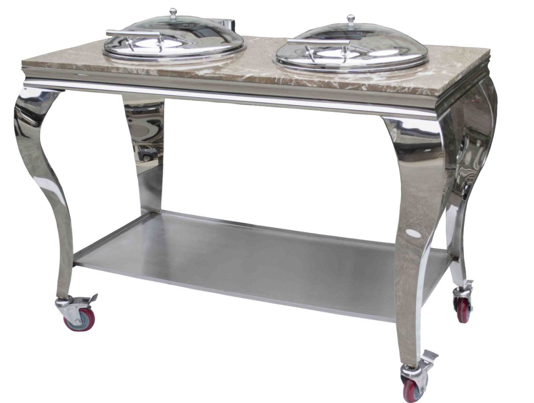Mobile Table Chafing Dish with Chafer Heater and Buffet