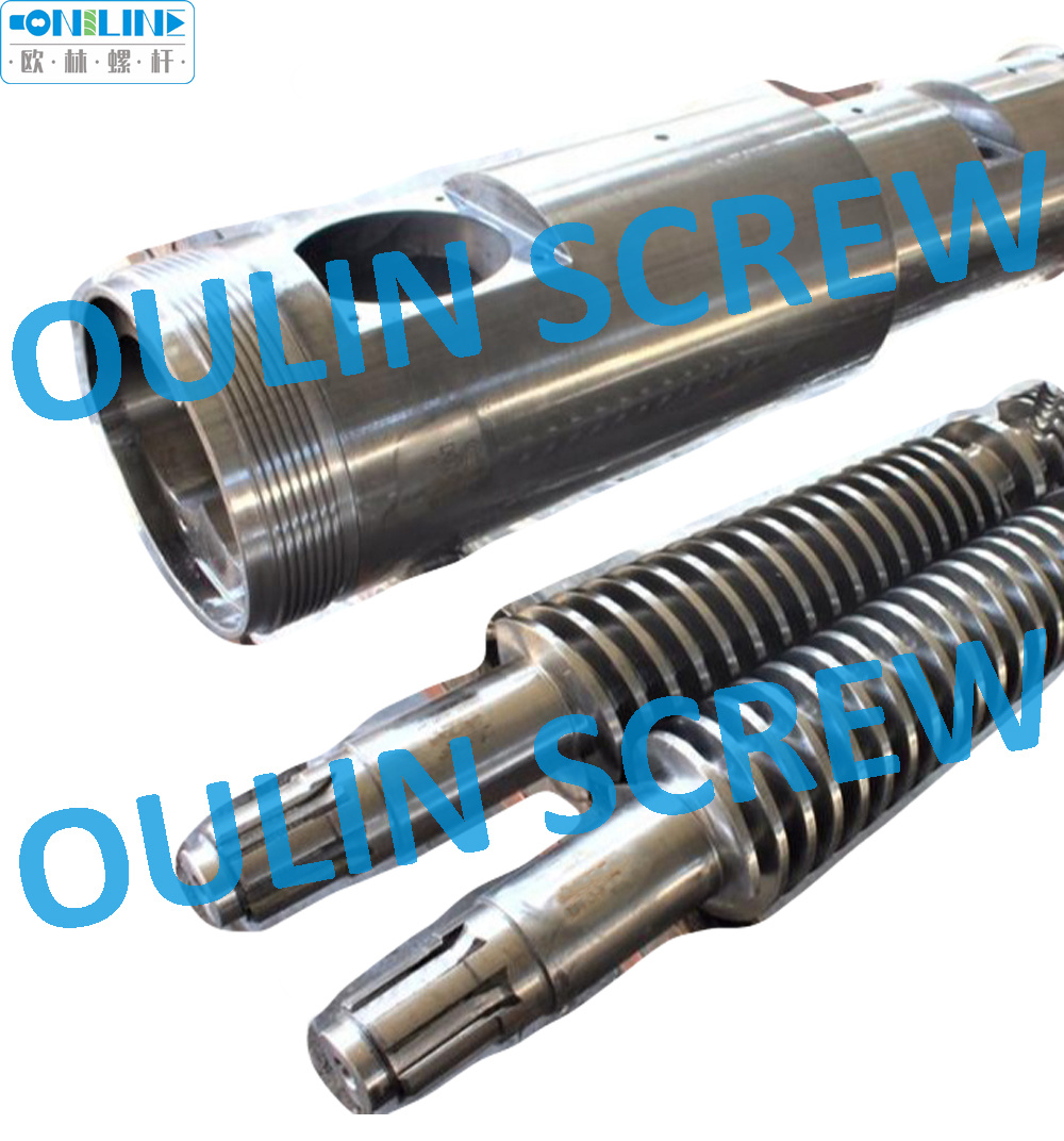 Double Conical Screw and Barrel