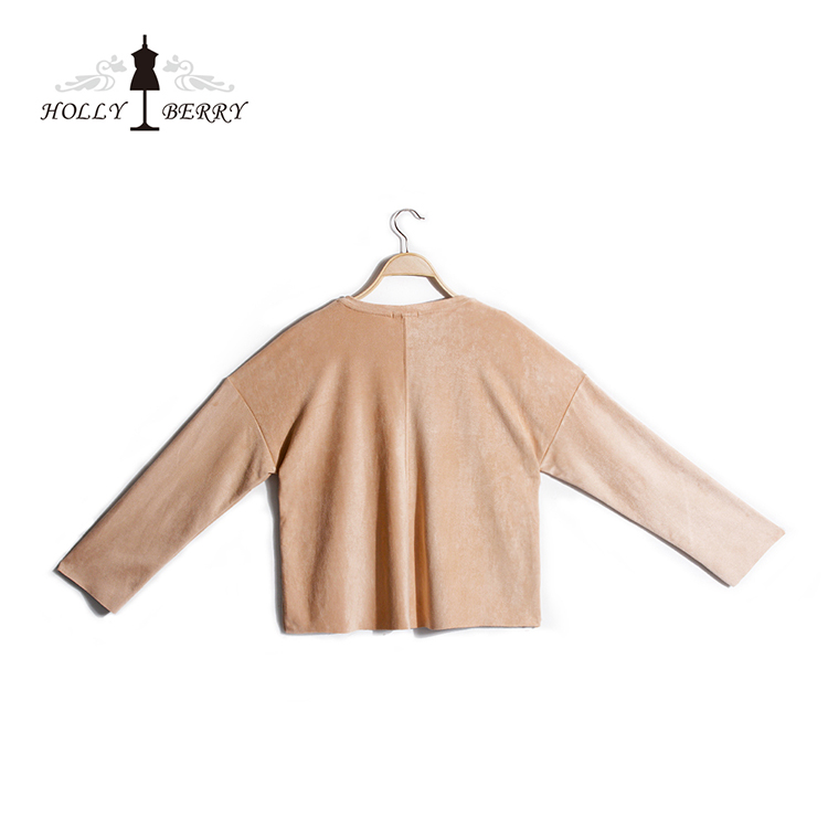 suede long sleeve