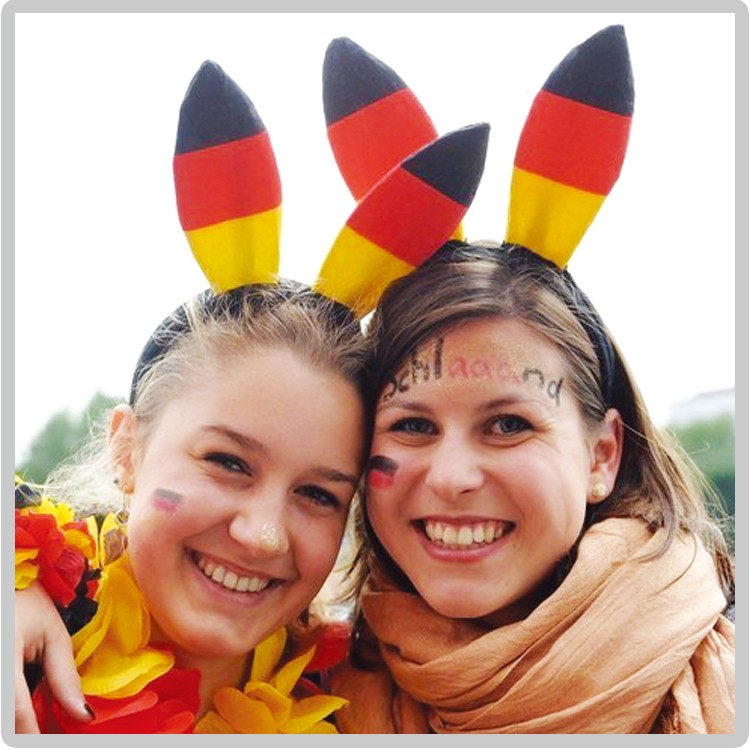 Popular Fashion Custom National Country Fans Headband Flag