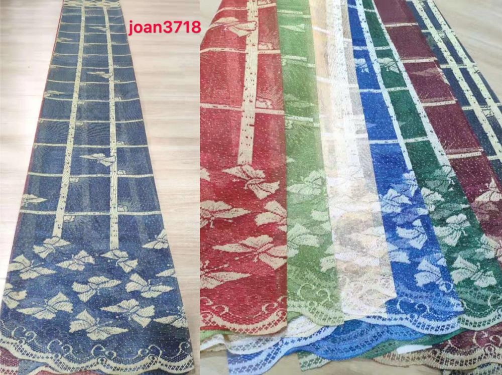 Shaoxing Cheap Lace Warp Mesh Knitting Curtain Fabric 5