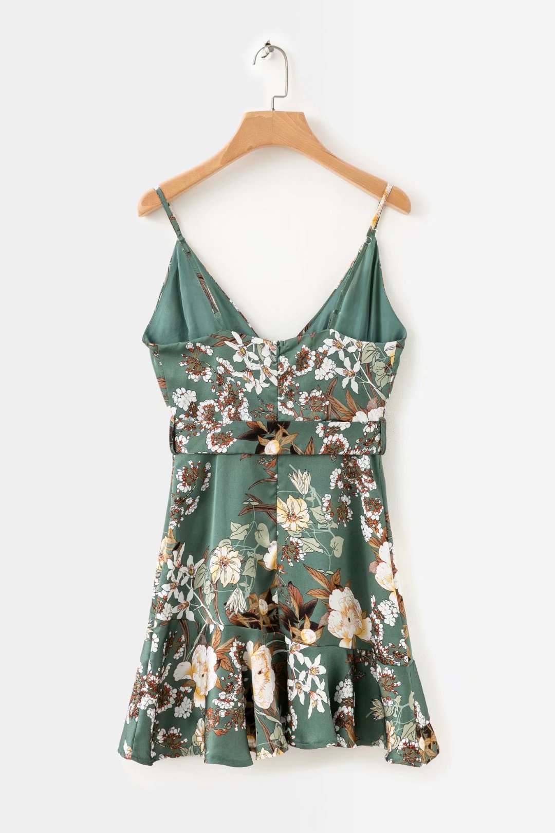 Printed Sling Mini Dress
