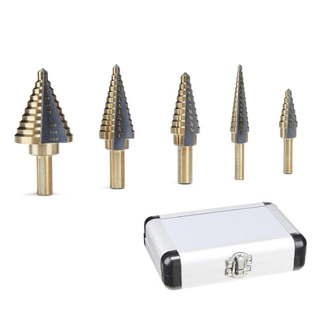 Step Drill Bit Set