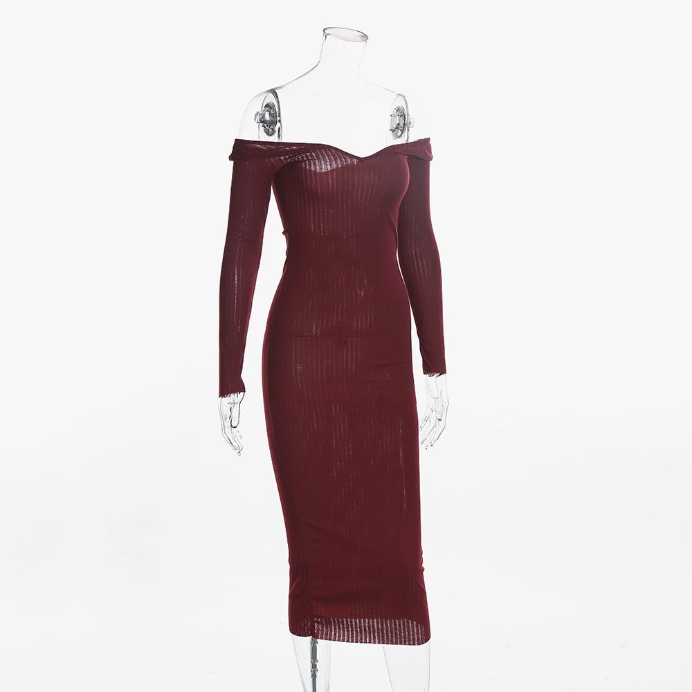 Casual Wear Long Sleeve Knitted dress Casual Wear Long Sleeve Knitted dress