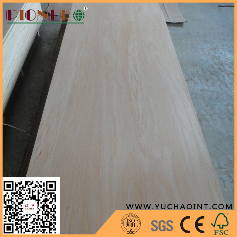 Agathis Veneer Faced Paulownia Blockboard for Furniture