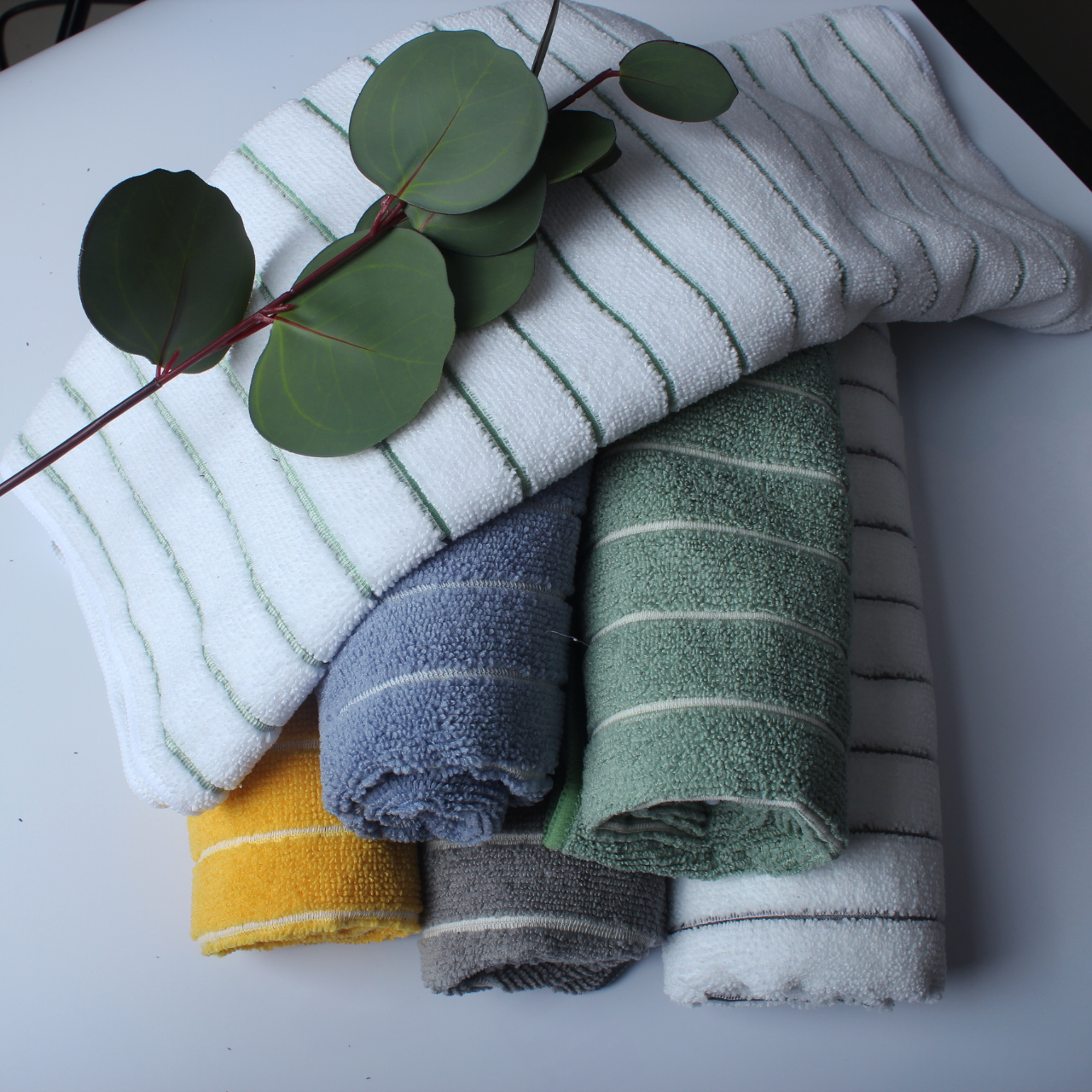 Microfiber Cleaning Cloths Stripe Towel Microfiber Cleaning Cloths Stripe Towel