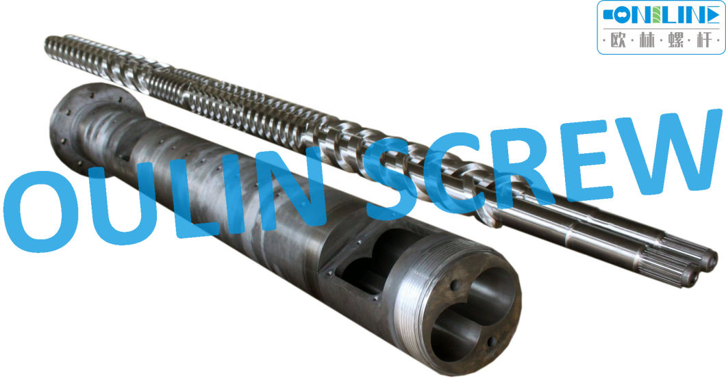 Bausano MD88-19 Double Parallel Screw and Barrel for Bausano PVC Extruder