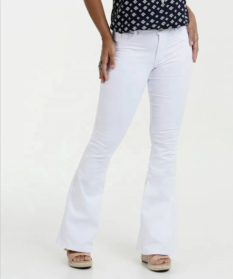 Low Waist Flare Casual Pants