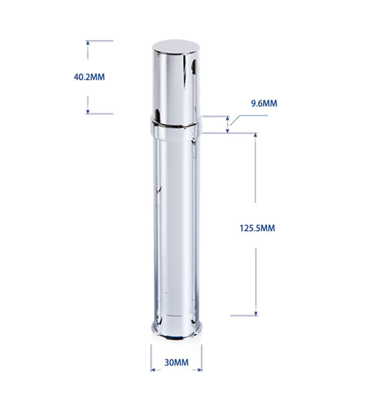 New Arrival 35ml Plastic Products Cylindrical as Cosmetic Airless Bottle