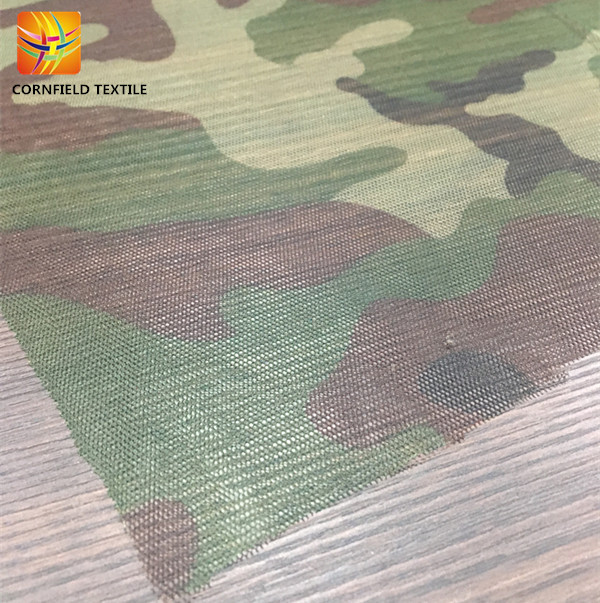 Camouflage Tulle Mesh Fabric