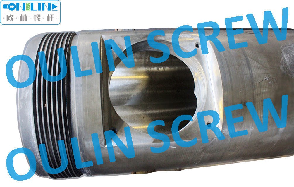 Jwell 55/120 Twin Conical Screw and Barrel for PVC Pipe