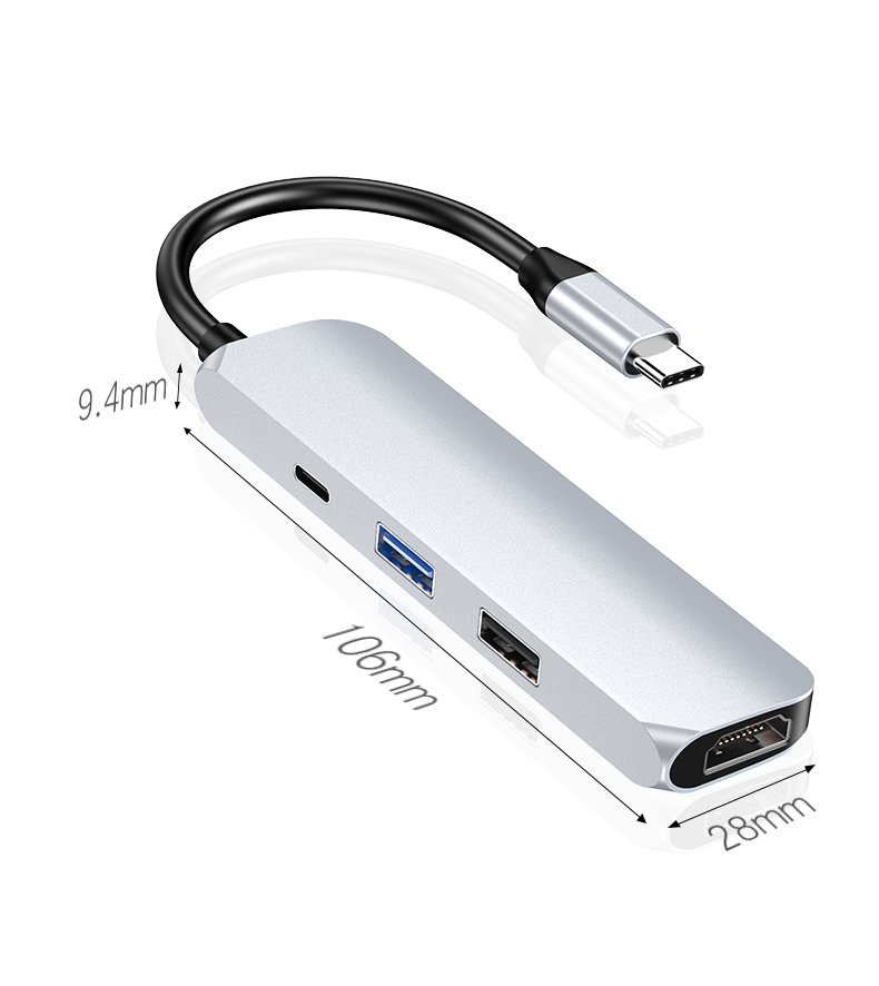 USB-C HUB 4 in 1