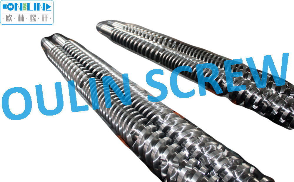 130/22 Twin Parallel Screw and Barrel for PVC Granulator