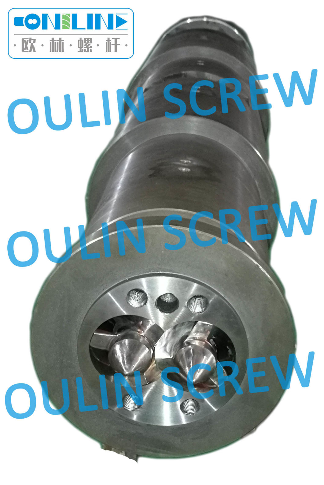 SJSZ 65/132 Bimetallic Twin Conical Screw Tarrel für PVC -Rohr (PVC+40% CACO3)