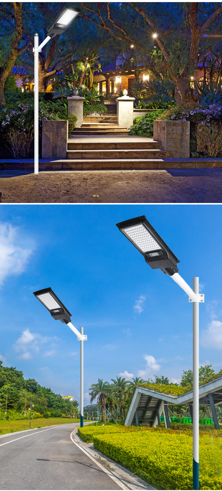 waterproof solar led street light