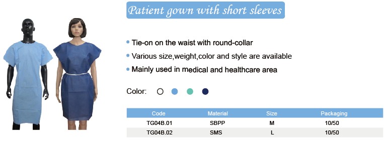 Adult's patient gown