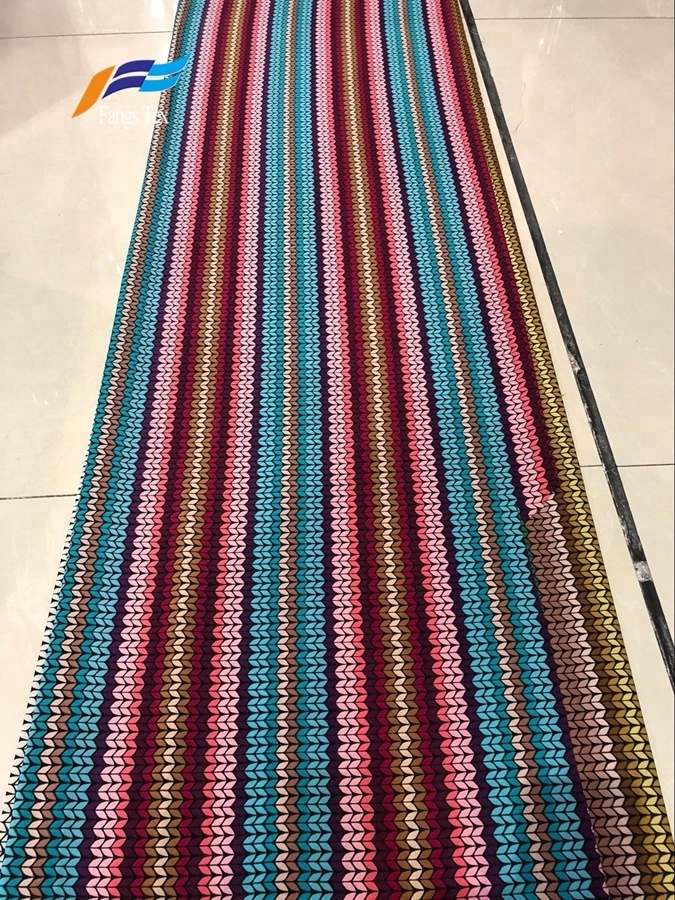 Colorful 100% Polyester Digital Printed Chiffon Abaya Fabric 1
