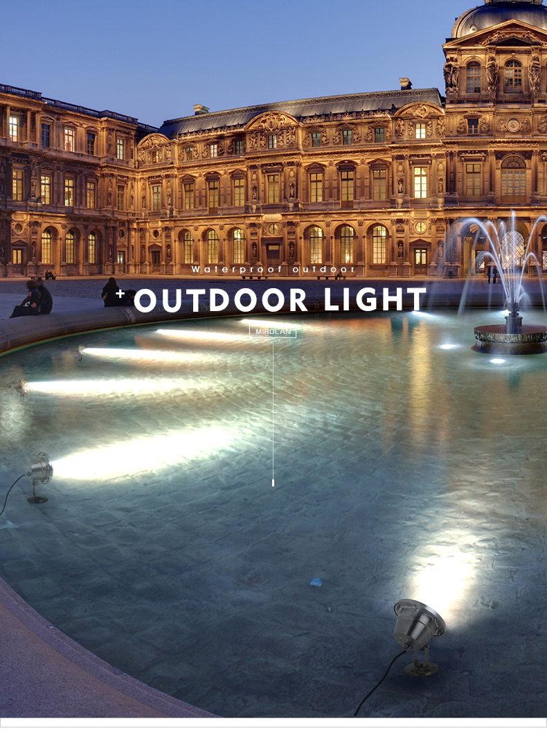 fountain led underwater light