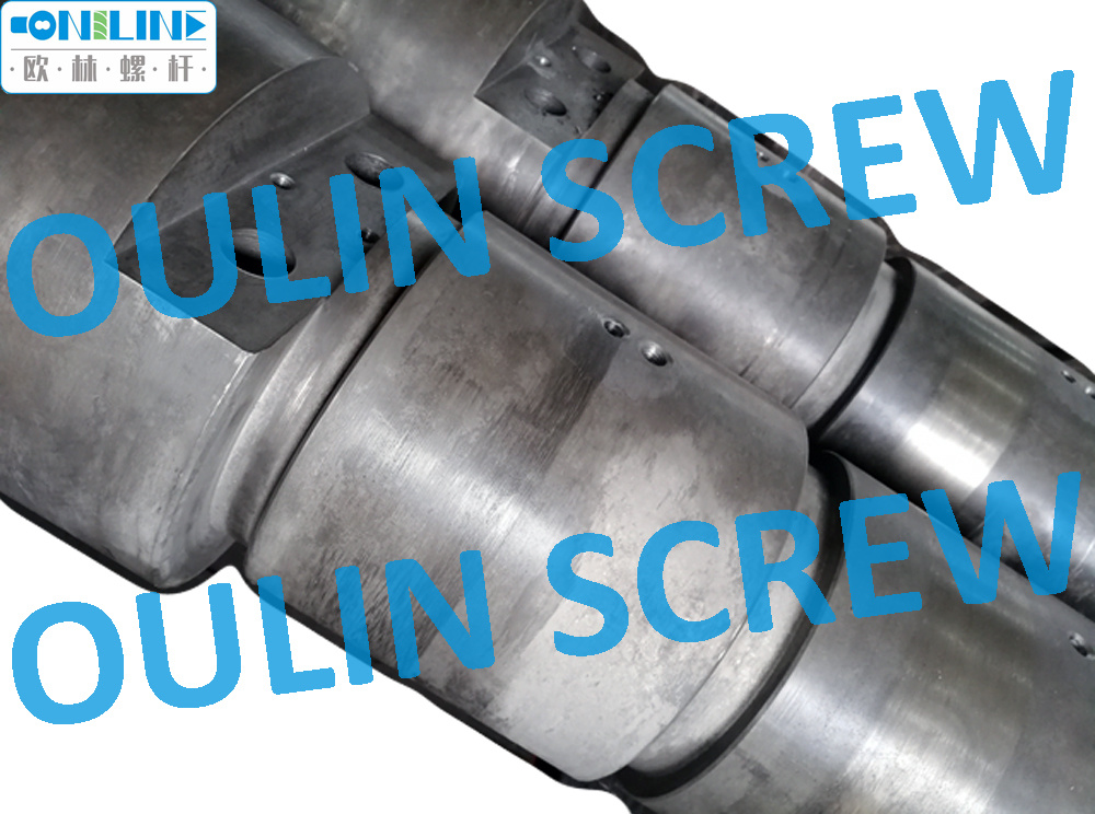 45/90 Twin Conical Screw and Barrel for PVC Pipe, Sheet, Profile